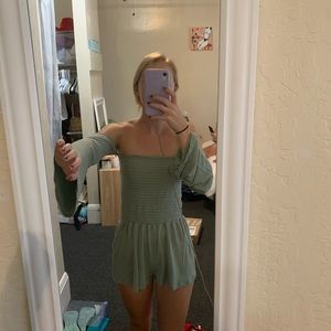 Light green romper